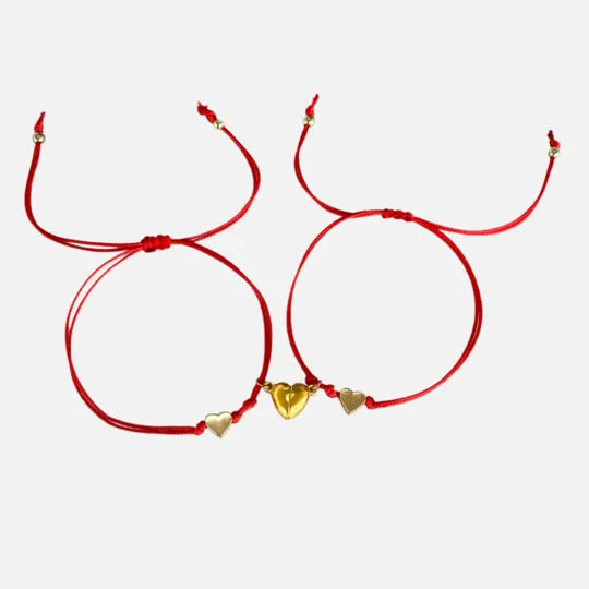 Pulseira Vermelha Dupla do Amor
